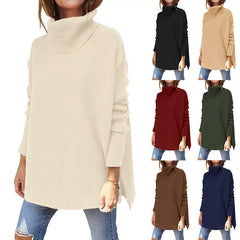 2023 Turtleneck Batwing Pullover Sweater