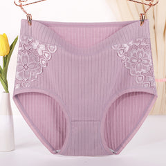 plus size high waist pure cotton Panties
