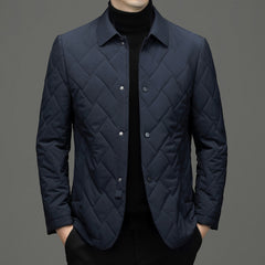 Men's Mulberry Silk Large Size Business Casual Jacket
