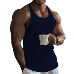 Summer Knitted Fitness Sports Slim Vest
