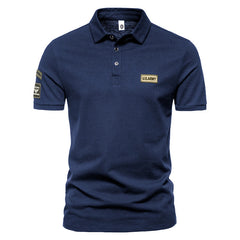 2024 Spring Men's Short-sleeved Polo Shirt