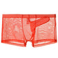 Men's Ultra Thin Mesh Transparent Sexy Trunks