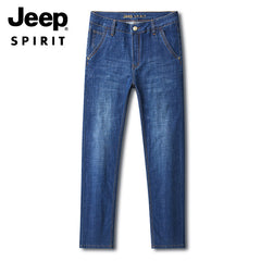 New fashion trendy mid-rise straight jeans