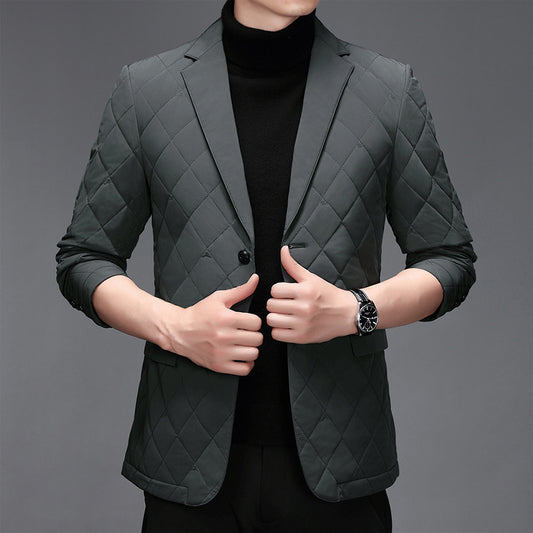 Men's Warm Duck Down Business Down Jacket