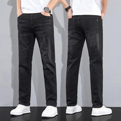 Men's New Straight High-end Fashionable All-match Casual Jeans