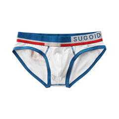 Men's Cotton Printed Comfortable Breathable Low Rise Briefs