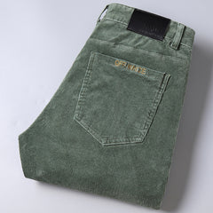 Men's Corduroy Straight Thick Warm Casual Pants