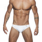 Men's Low Waist Bikini Solid Color Nylon Underwear