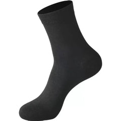 5 PCS Men's Bamboo Fiber Comfortable Sweat-absorbent, Antibacterial and Deodorant Stockings