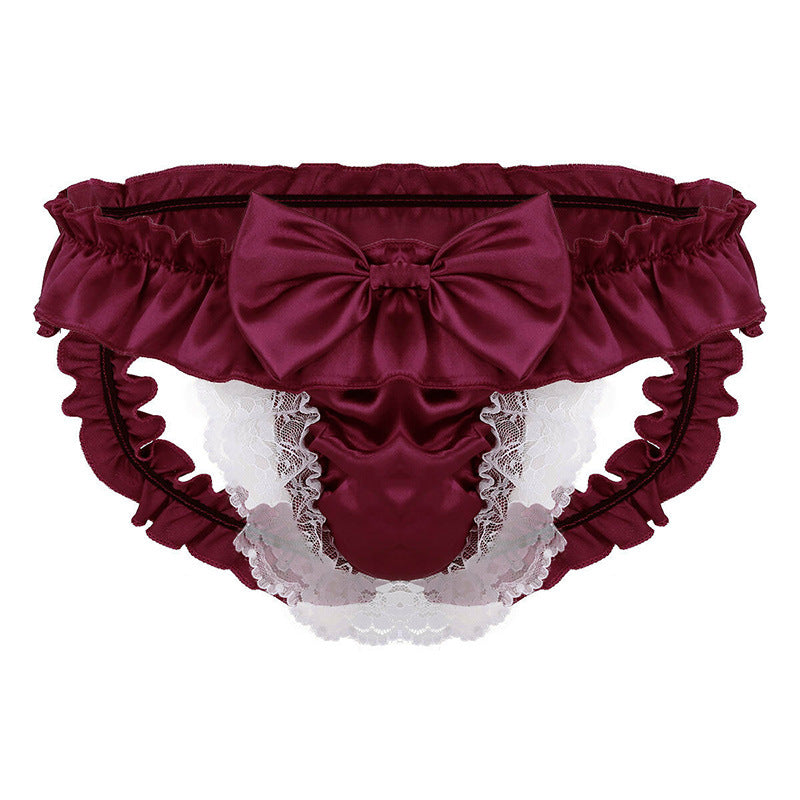 Men's Lace Satin Sexy Panties