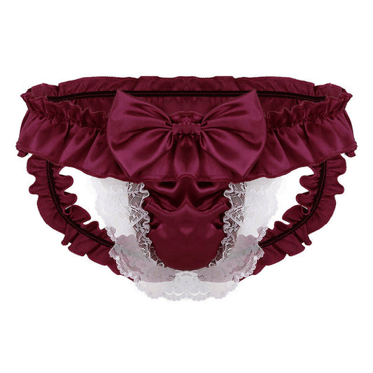 Men's Lace Satin Sexy Panties