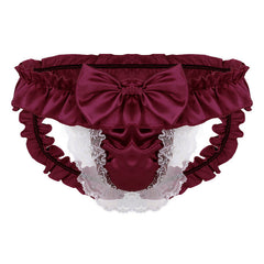 Men's Lace Satin Sexy Panties