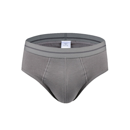 Men's Pure Cotton High Elastic Comfortable Briefs