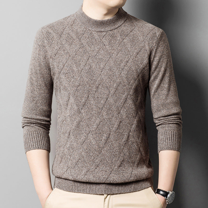 New Thickened Half Turtleneck Sweater