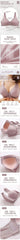 Button-front anti-sag push-up bra