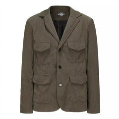 New Men's Corduroy Multi-Pocket Trendy Jacket