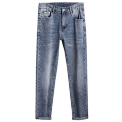 New high-end embroidered casual jeans