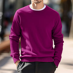 2024 New Men's Round Neck Knitted Sweater