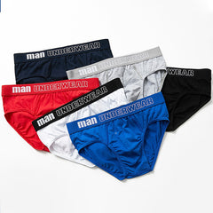 Men's Pure Cotton High Elastic Loose Breathable Briefs
