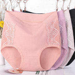 High Waist Plus Size Stretch Breathable Panties