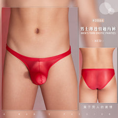 Men's New Sexy Thin Breathable Low Waist High Elastic Comfortable Thong