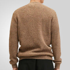 Men's V-neck Thickened Cardigan Sweater