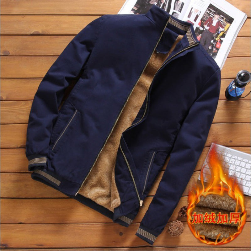 2023 Winter Men's Casual Loose Fleece Jacket