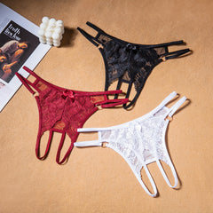 Lace Crotchless Transparent Sexy Thong