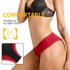 Solid color sexy lace leak-proof sanitary Panties