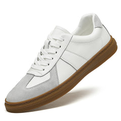 2024 Men's Leather Reinforced Tendon Sole Sports and Casual Sneakers