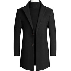 Men's Winter Slim Woolen Coat