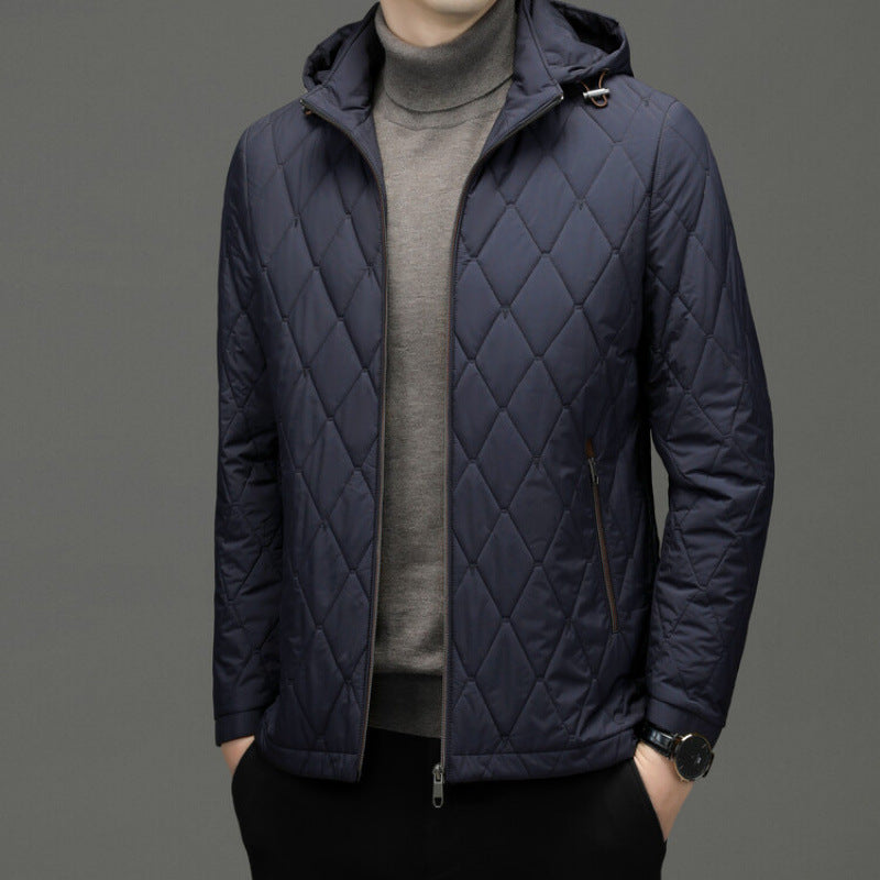 Men's Warm Hooded Cotton Jacket