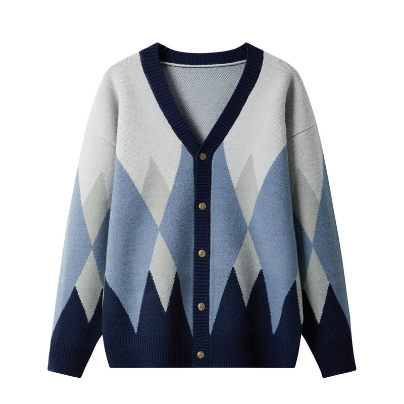 2023 New V-neck Loose Casual Knitted Cardigan