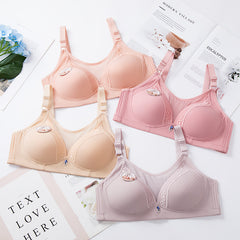 Plus Size Wireless Push Up Full Cup Bra
