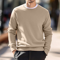 2024 New Men's Round Neck Knitted Sweater