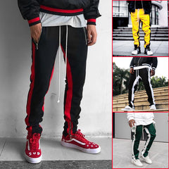 2024 New Men's Fashion Color Matching Sports Pants