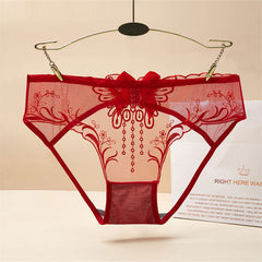 Popular Lace Bow Comfortable Briefs