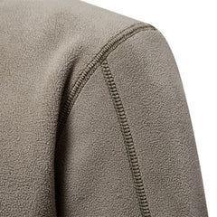 Men's Stand-up Collar Half-zip Long-sleeved Trendy Versatile Top
