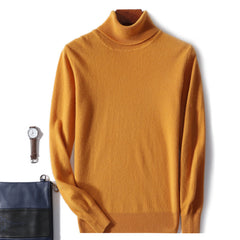 Men's Turtleneck Casual Wool Sweater