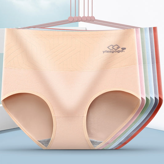 [ 5PCS ] Cotton High Waist Tummy Lifting Panties