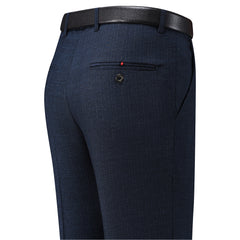 Men's Silk Straight Business Suit Trousers