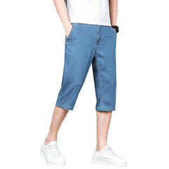 Men's Loose Straight Casual Slim Denim Shorts