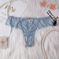 Sexy Lace Low-waist Crossover Comfortable and Breathable Thong