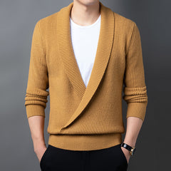Men's 2023 Lapel Knitted Cardigan