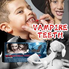 Halloween retractable vampire denture braces