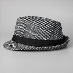 Men's Autumn and Winter Woolen Jazz Hat Gentleman Hat