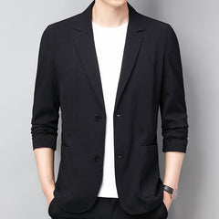 Men's Loose Multi-pocket Linen Casual Blazer