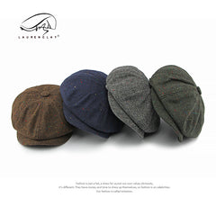British retro octagonal hat