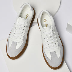2024 Men's Leather Reinforced Tendon Sole Sports and Casual Sneakers