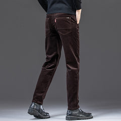 Men's Straight Warm Corduroy Pants